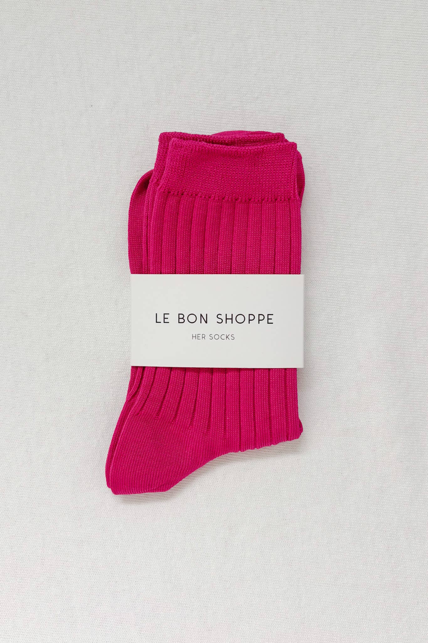 Her Socks - Mercerized Combed Cotton Rib: Cactus