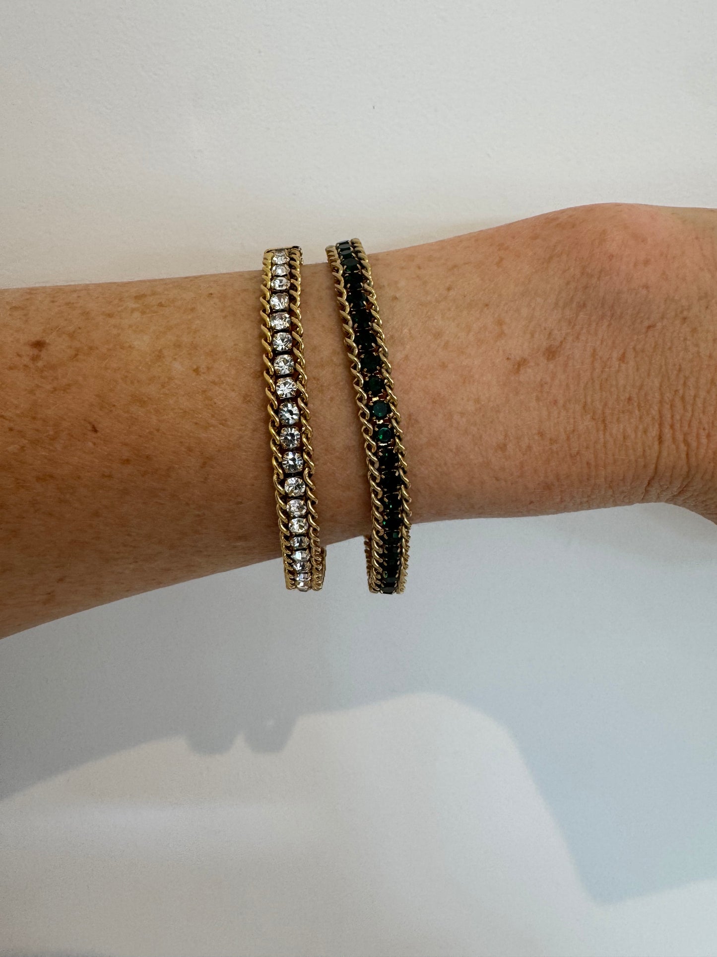 Crystal chain bracelet