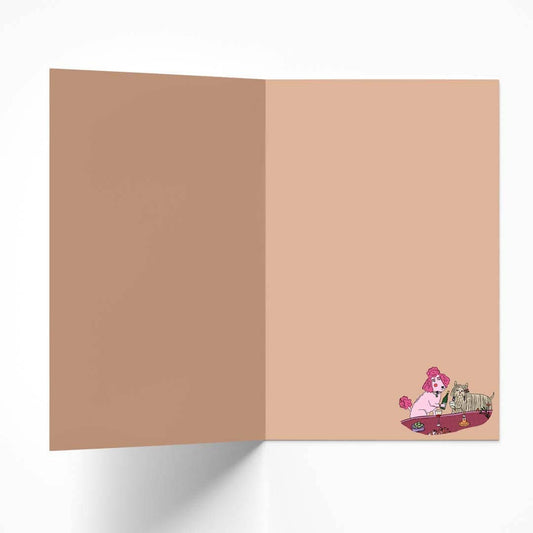 Let's drink wine card