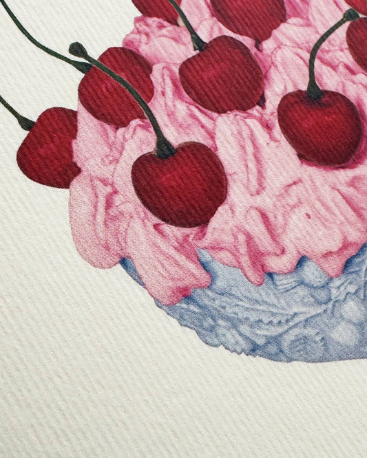 Strawberry Chantilly Cream Greeting Card: Individual