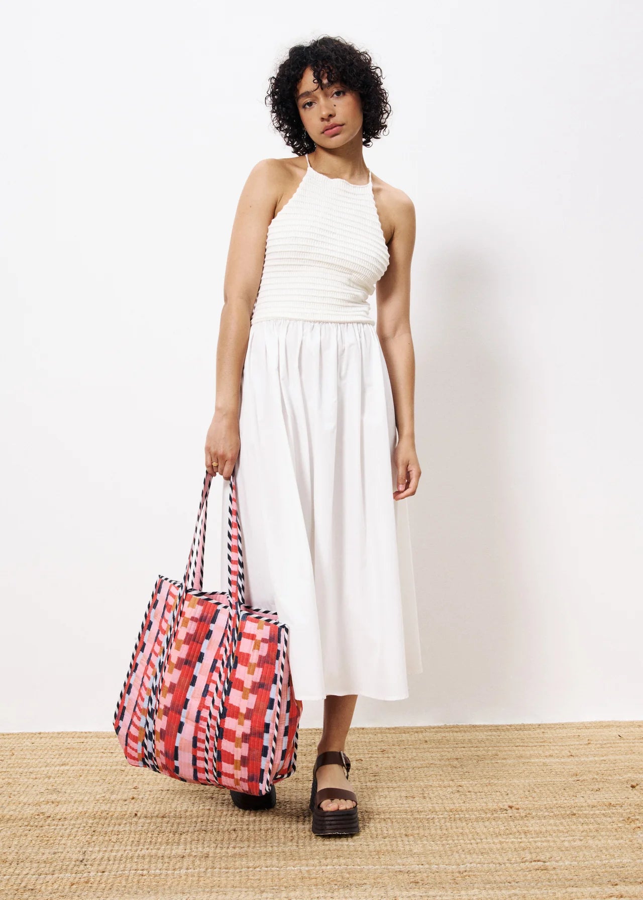 Pattern tote bag