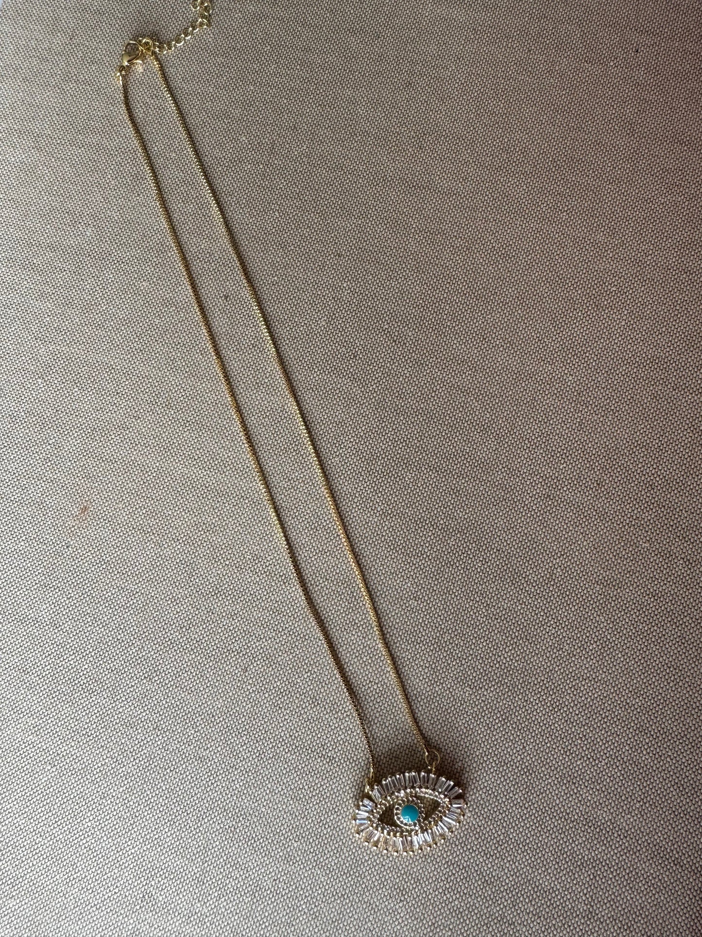 Protective eye necklace