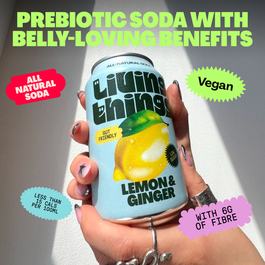 Living Things Prebiotic Soda - Lemon & Ginger made in the UK