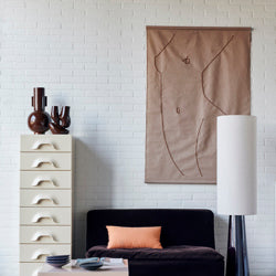 Ceramic vase in espresso