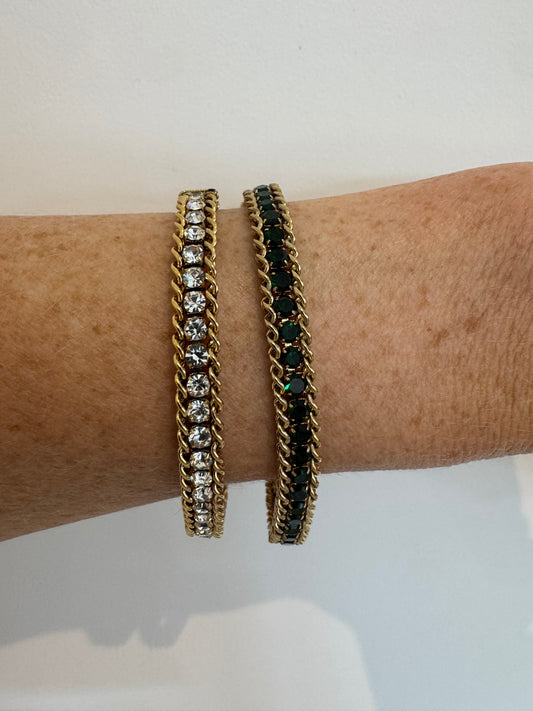 Crystal chain bracelet