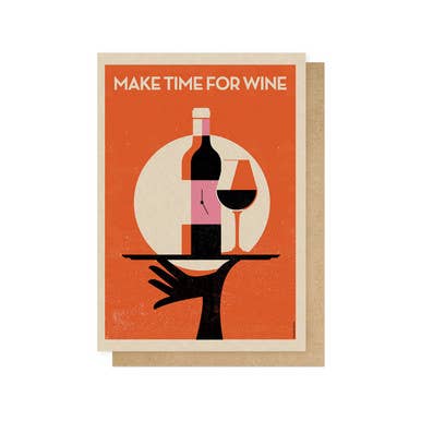 Wine Greetings Card