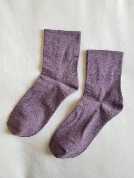 Sneaker Socks: Ht. Cocoa