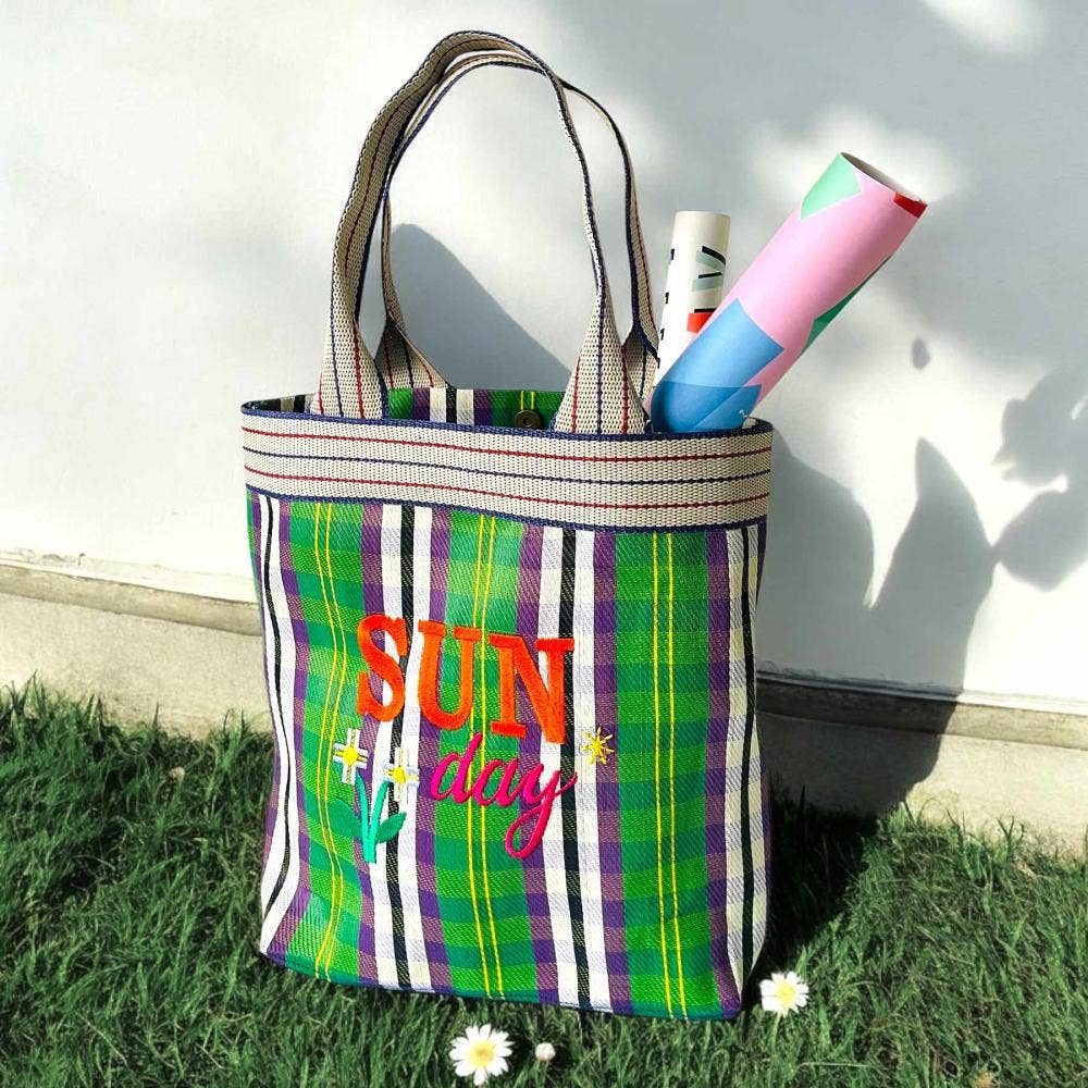Shopper recycelter Kunststoff Sonntag