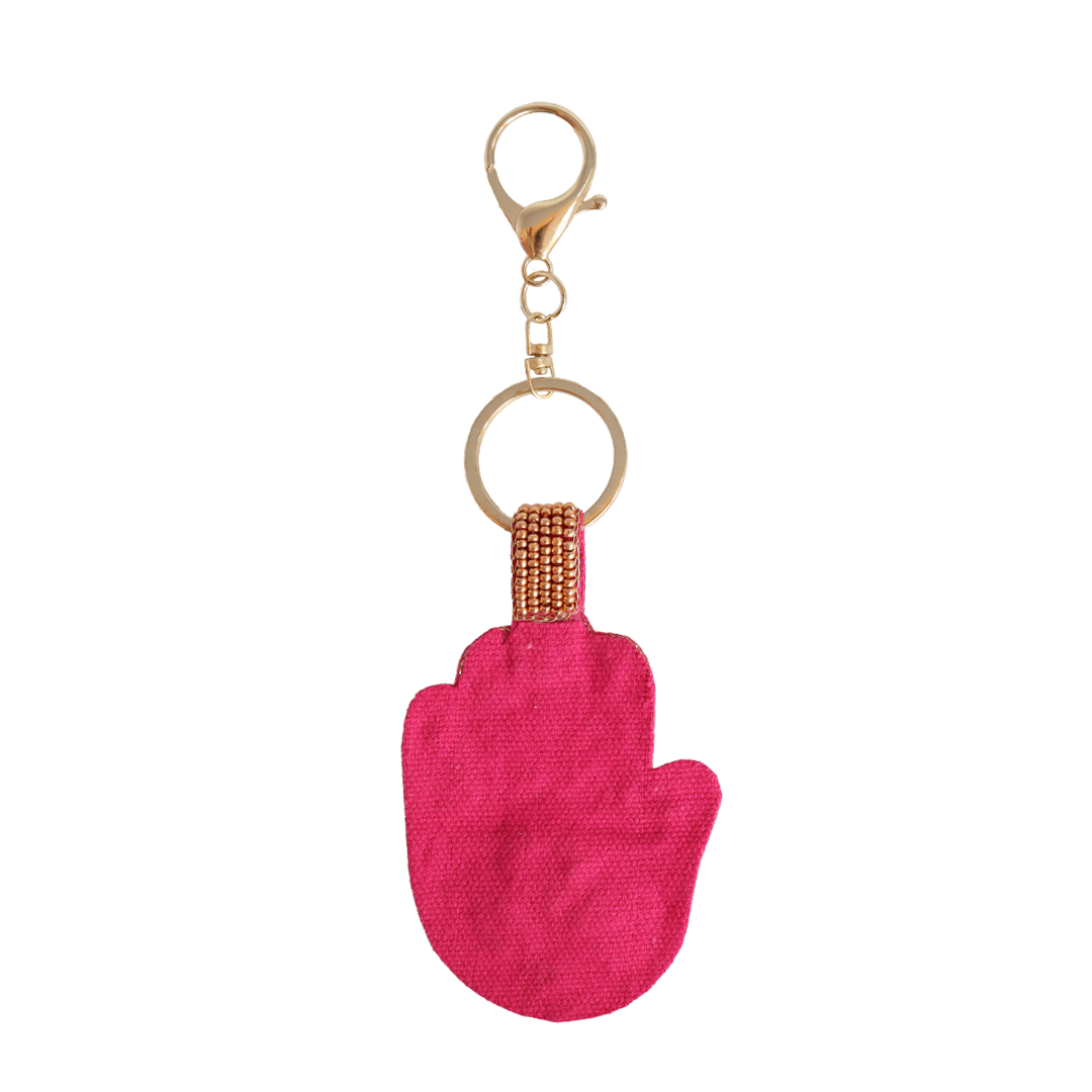 Beaded Keyring - Hand
