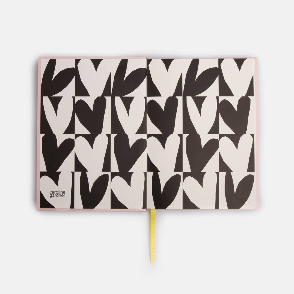 Flowers Pink Slim Notebook