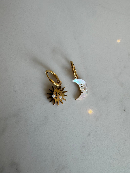 Sun & Moon Earrings