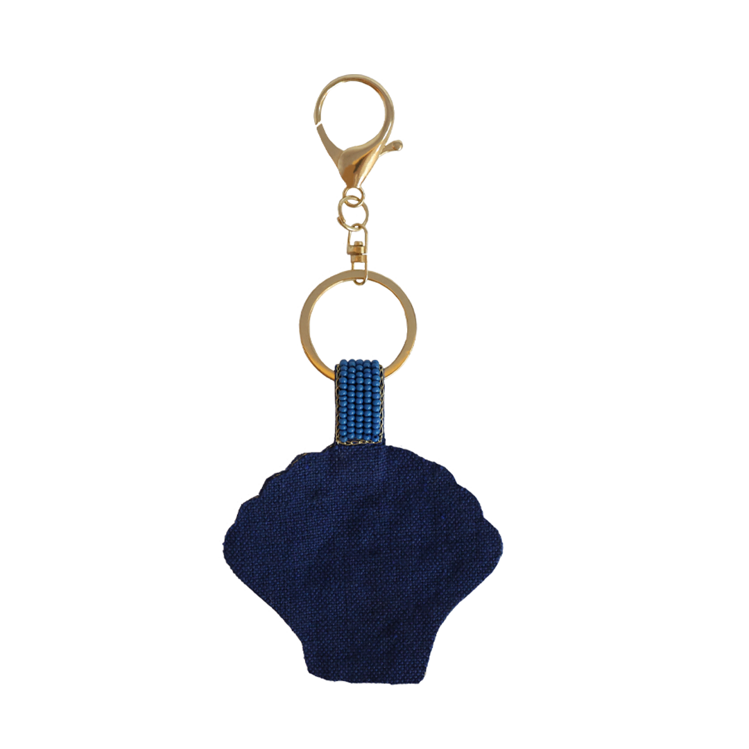 Beaded Keyring - Love Shell