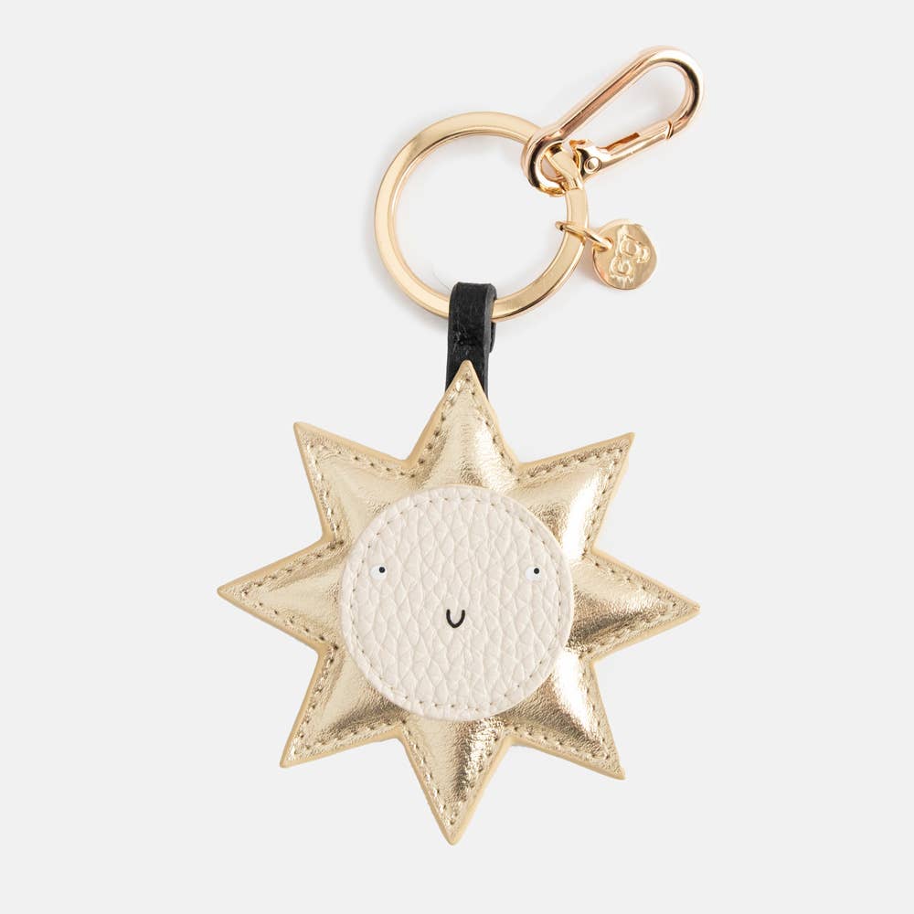 SMILING SUN BAG CHARM