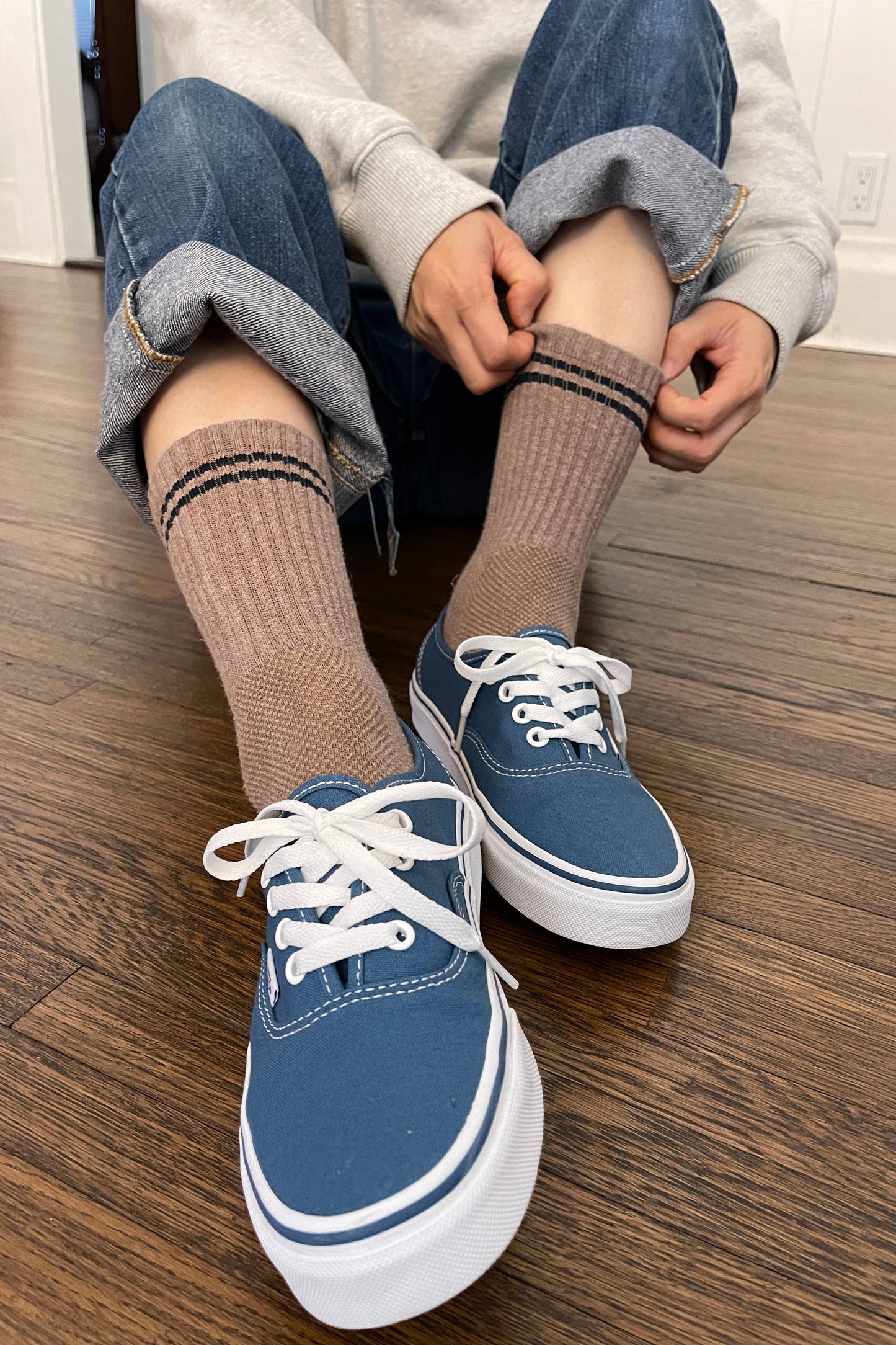 Boyfriend Socks: Cocoa