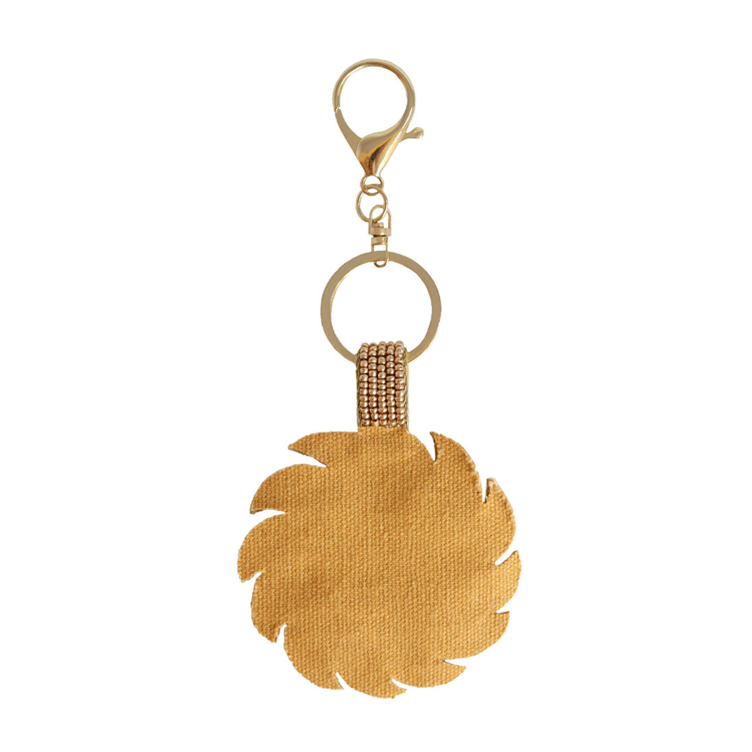 Beaded Keyring - Smiley Sun