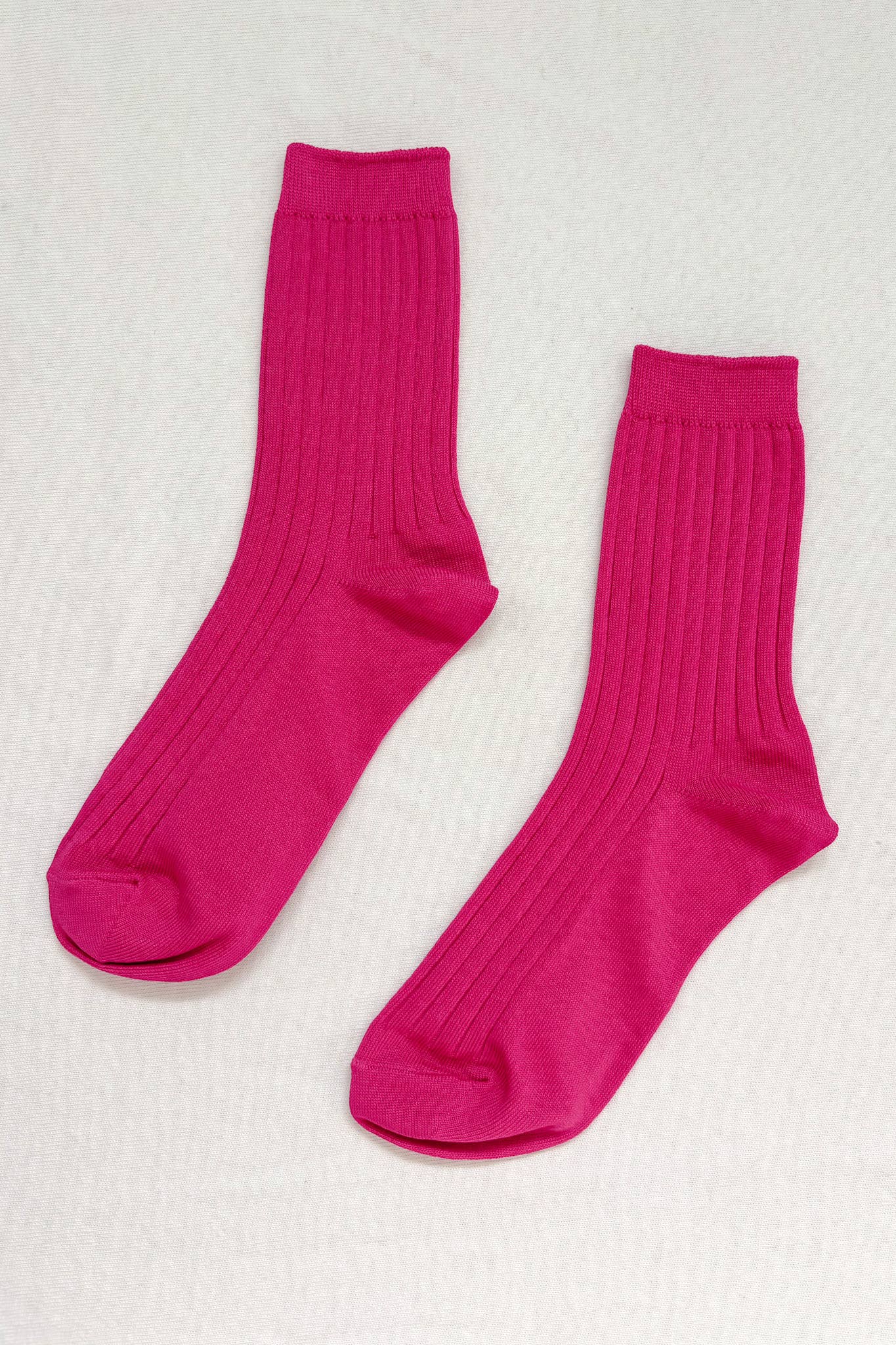 Her Socks - Mercerized Combed Cotton Rib: Cactus