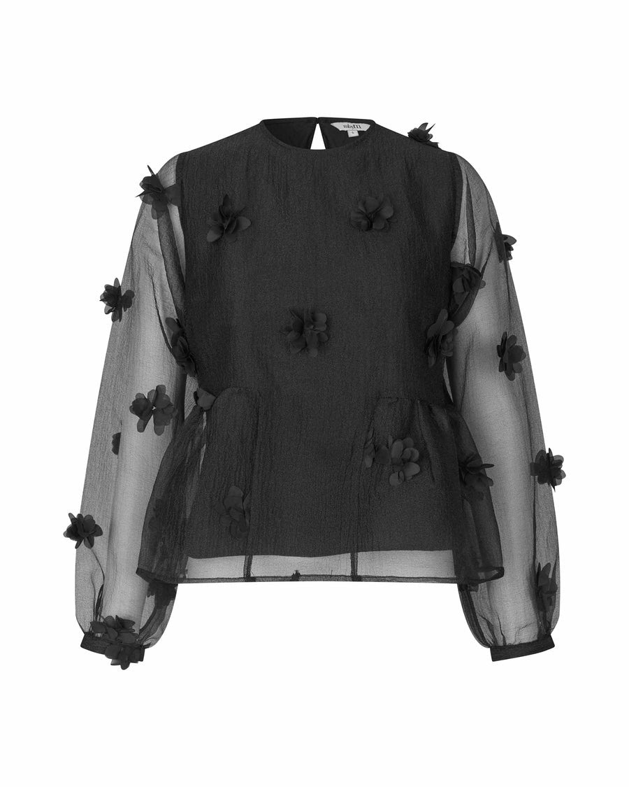 Hasel Black Blouse