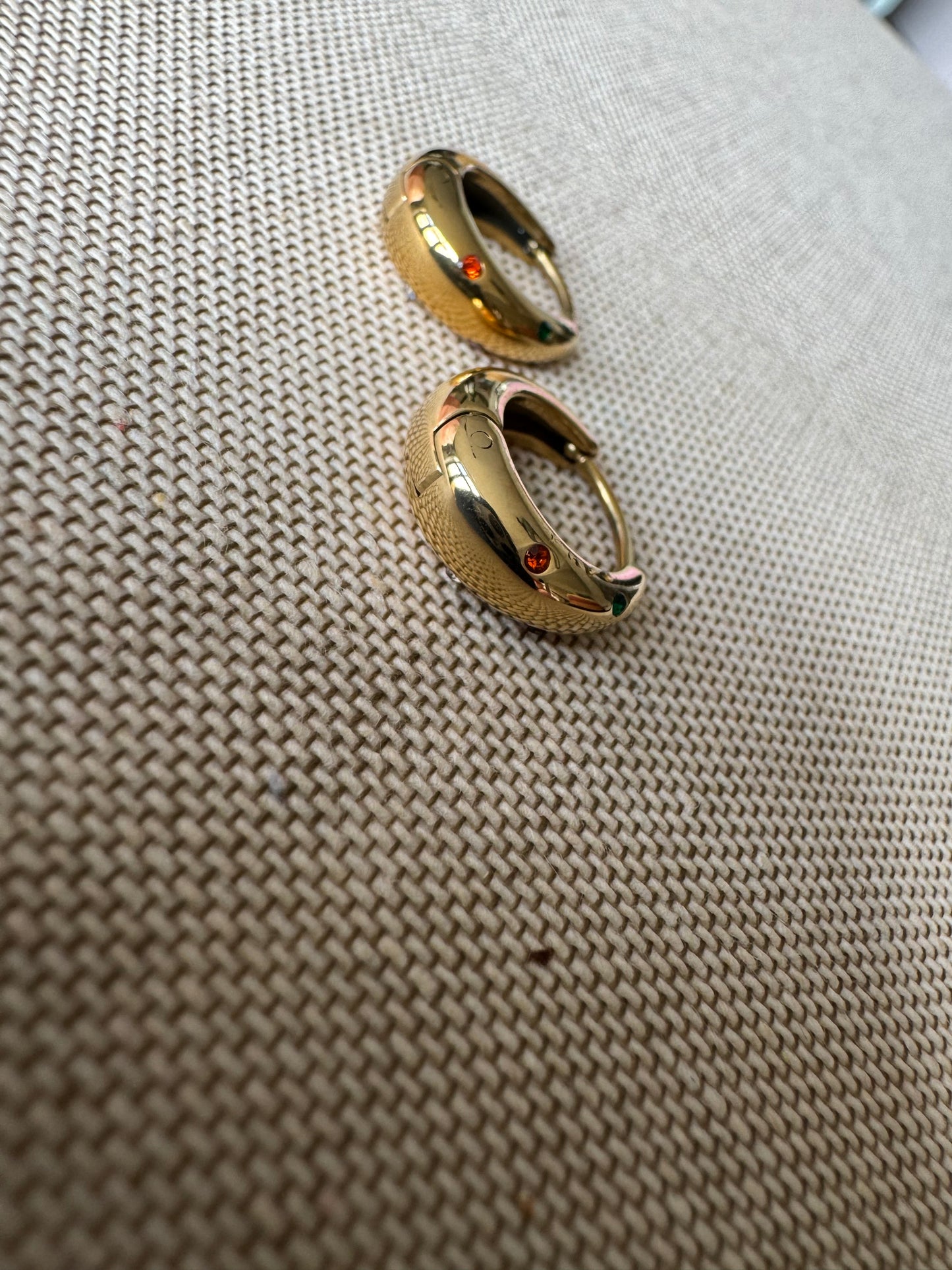 Gem Lola gold hoops
