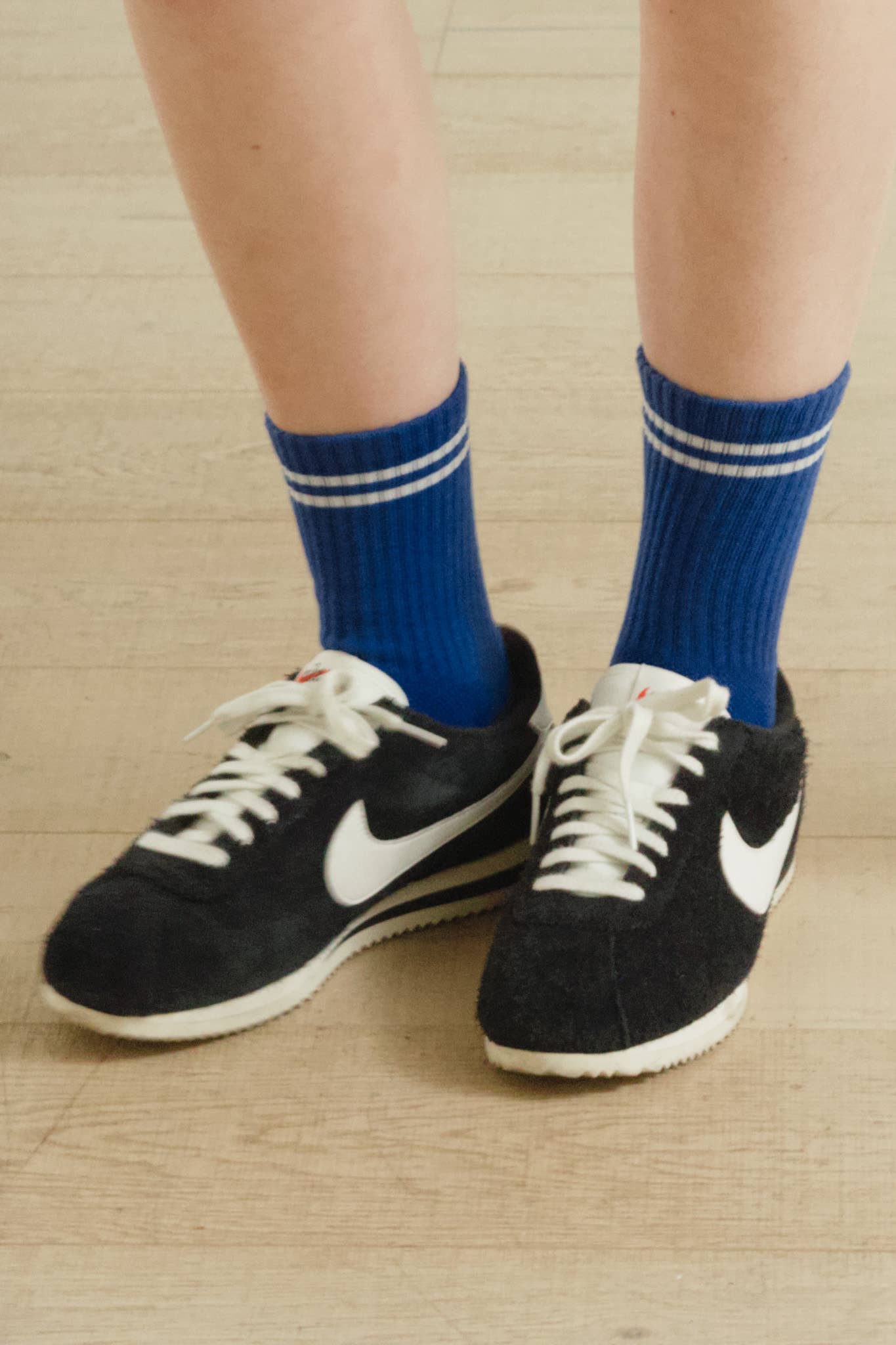 Boyfriend Socks: Cobalt