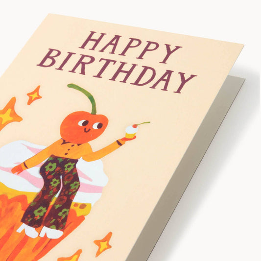 Happy Birthday Cherry Cupcake