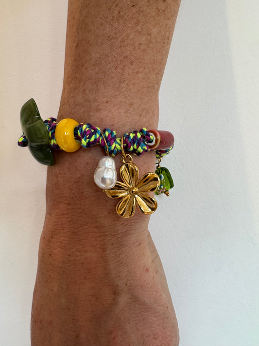 California cord charm bracelet