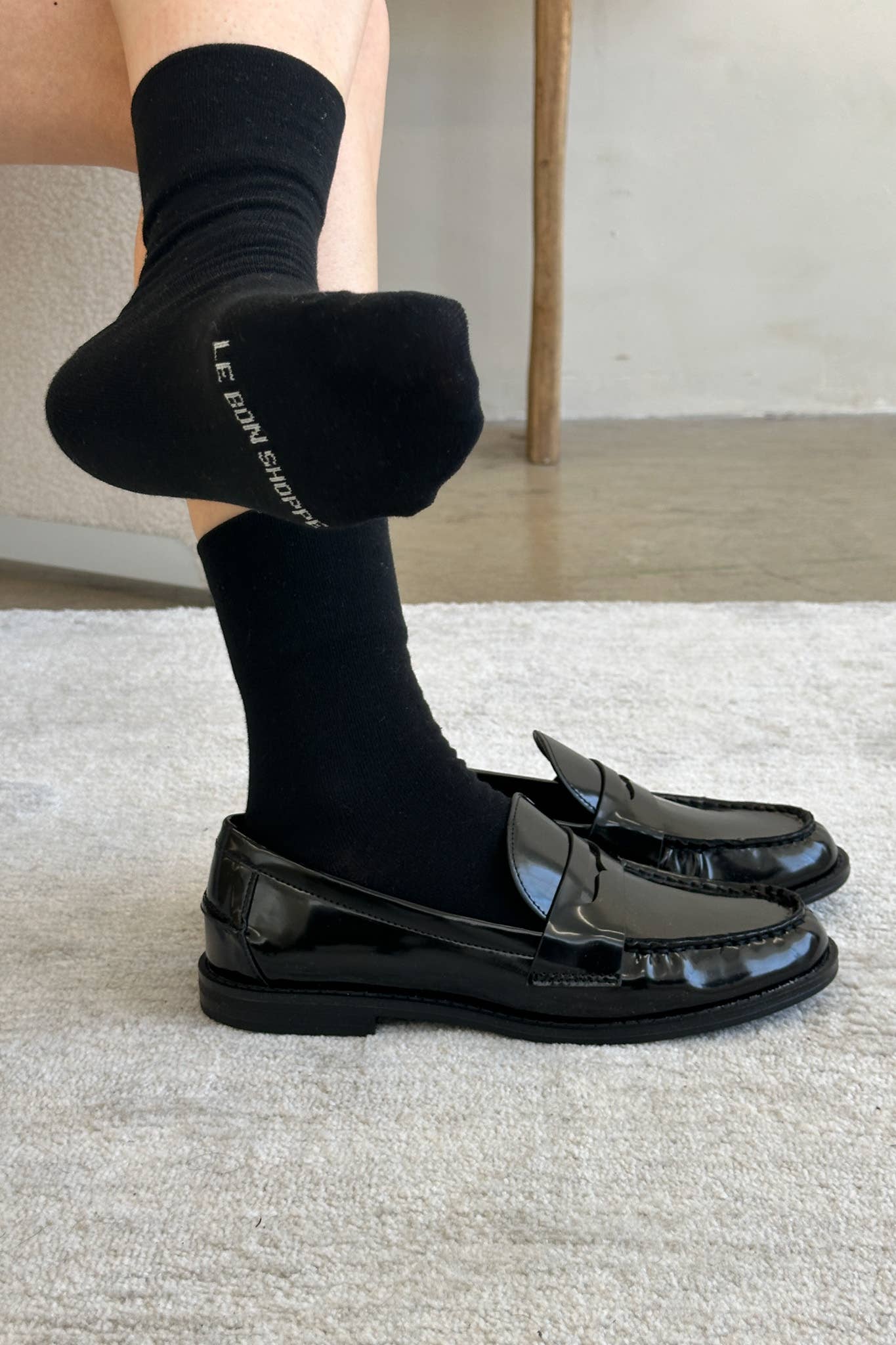 Sneaker Socks: Ht. Cocoa