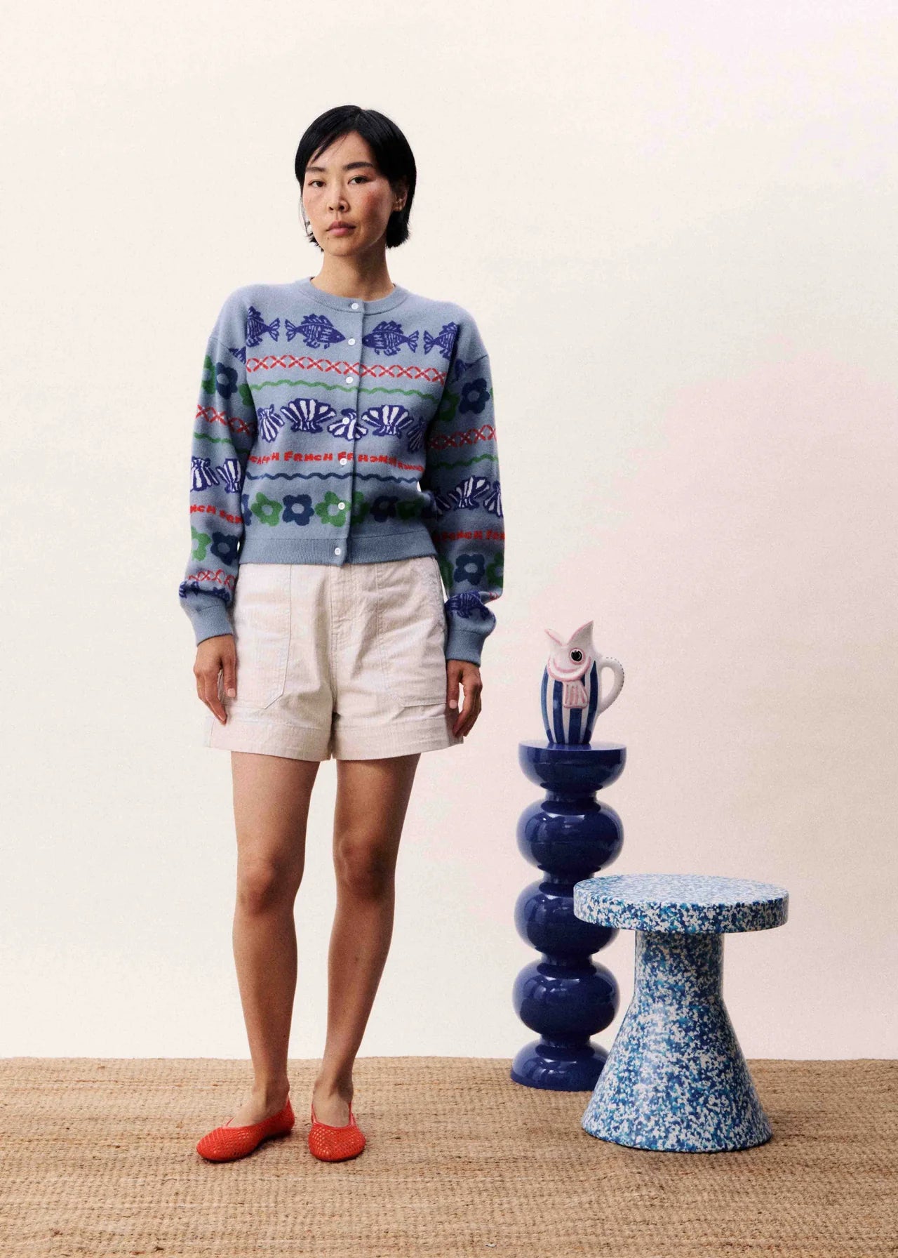 LIGHT BLUE CARDIGAN FEDERICA
