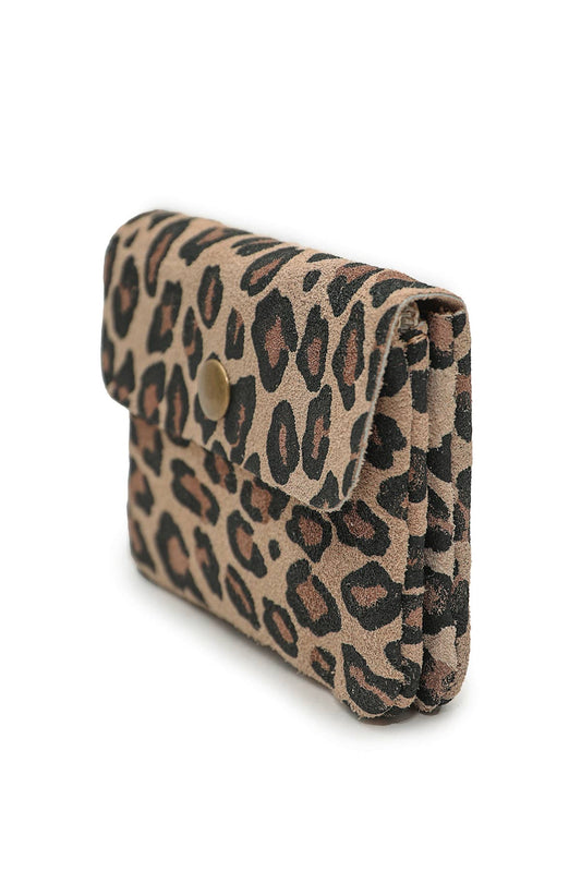LUCE Purse : Taupe Leopard