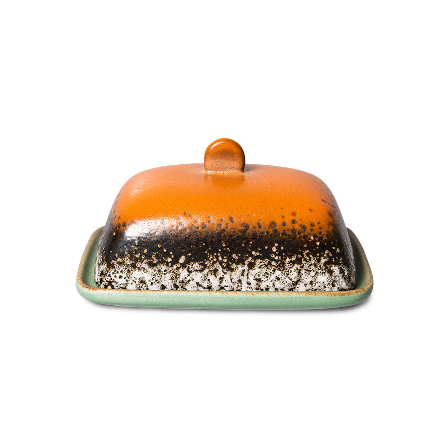 HKliving - 70s ceramics: butter dish, meteor