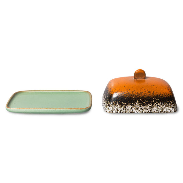 HKliving - 70s ceramics: butter dish, meteor