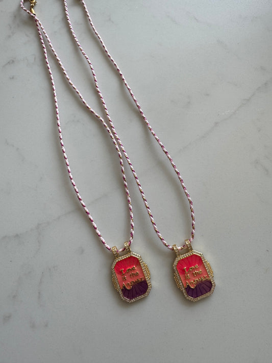 Love is the answer necklace