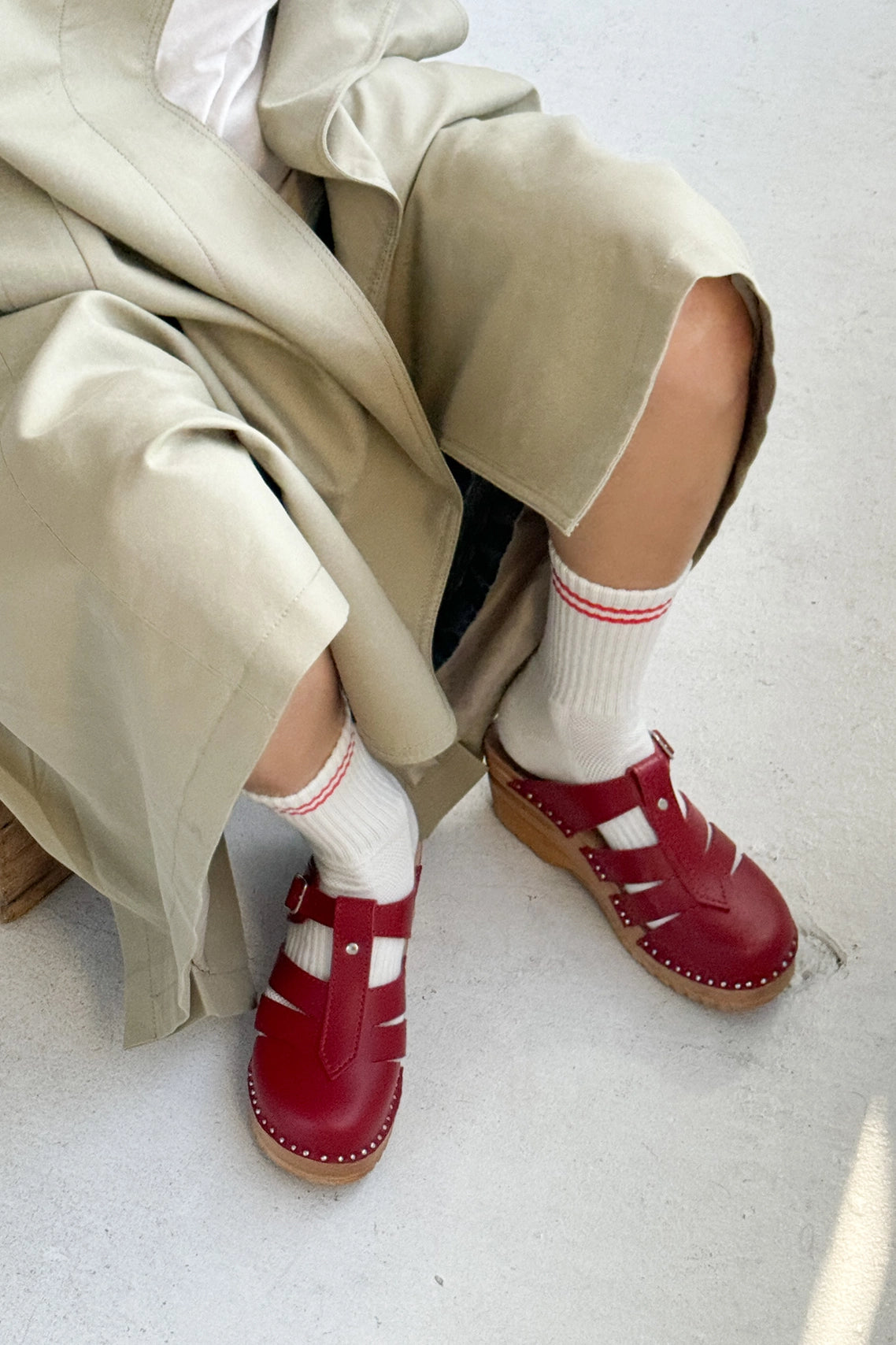 Boyfriends Socks in Clean White