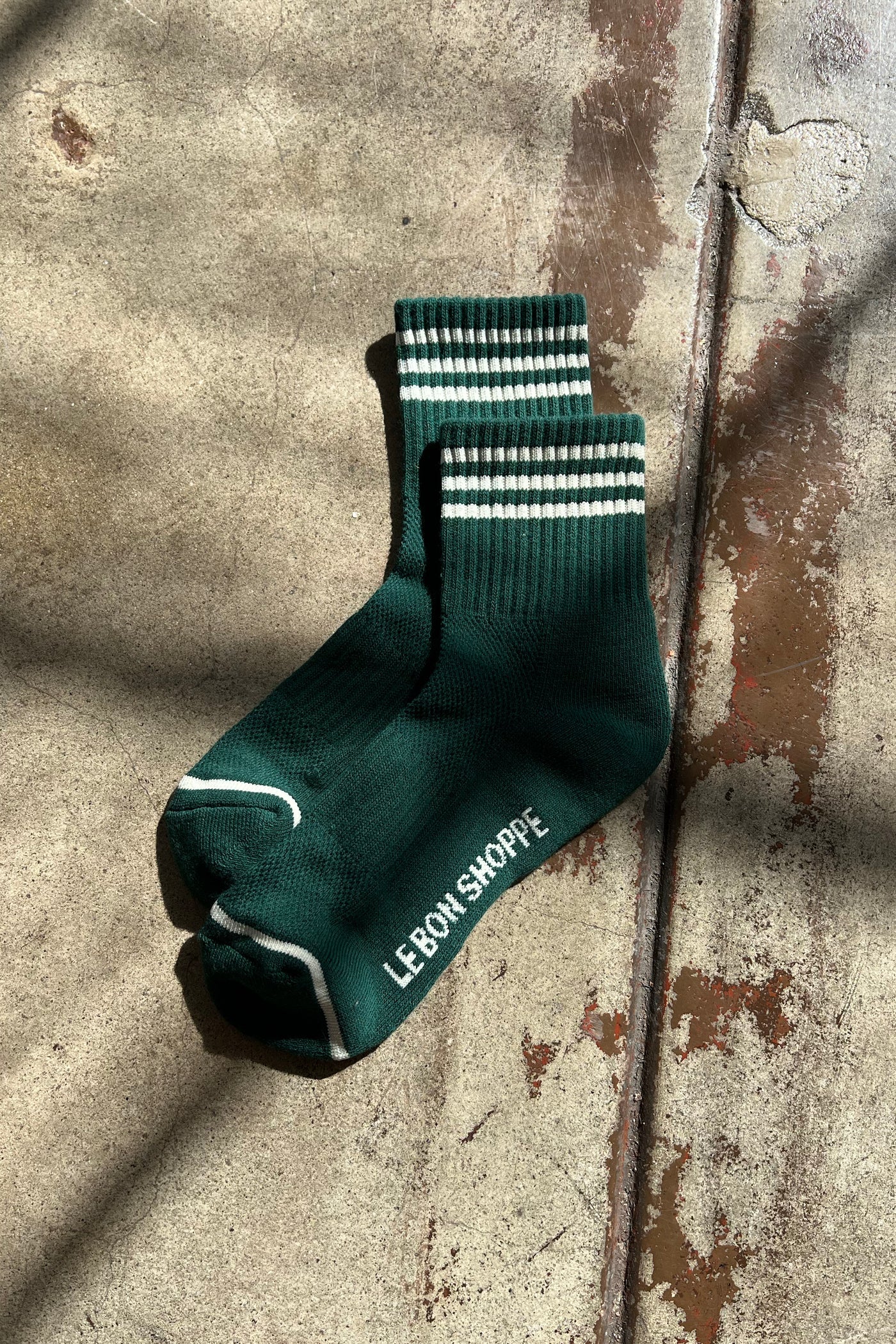 Girlfriend Socks in Hunter Green