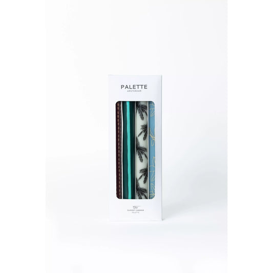 Sunset Print Taper Candle - Set of four