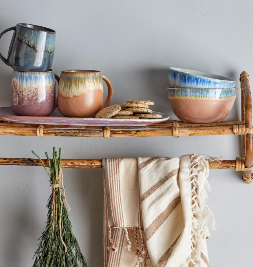 Cloe Serving Plate, Blue