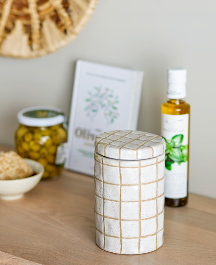 Eglantine Jar w/Lid : Nature