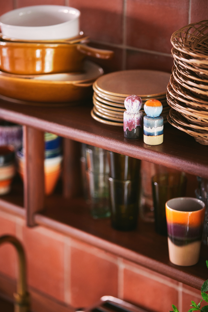 HKliving : 70s Ceramics: pepper & salt jar, stargaze