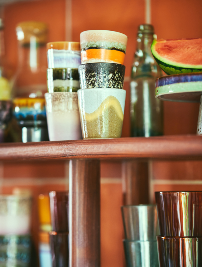 70s ceramics: coffee mug, oasis