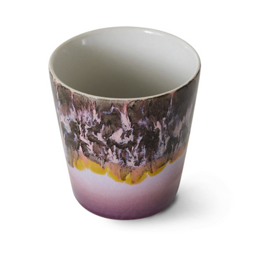 70s ceramics: coffee mug, blast