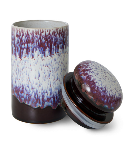 70s ceramics: storage jar, yeti