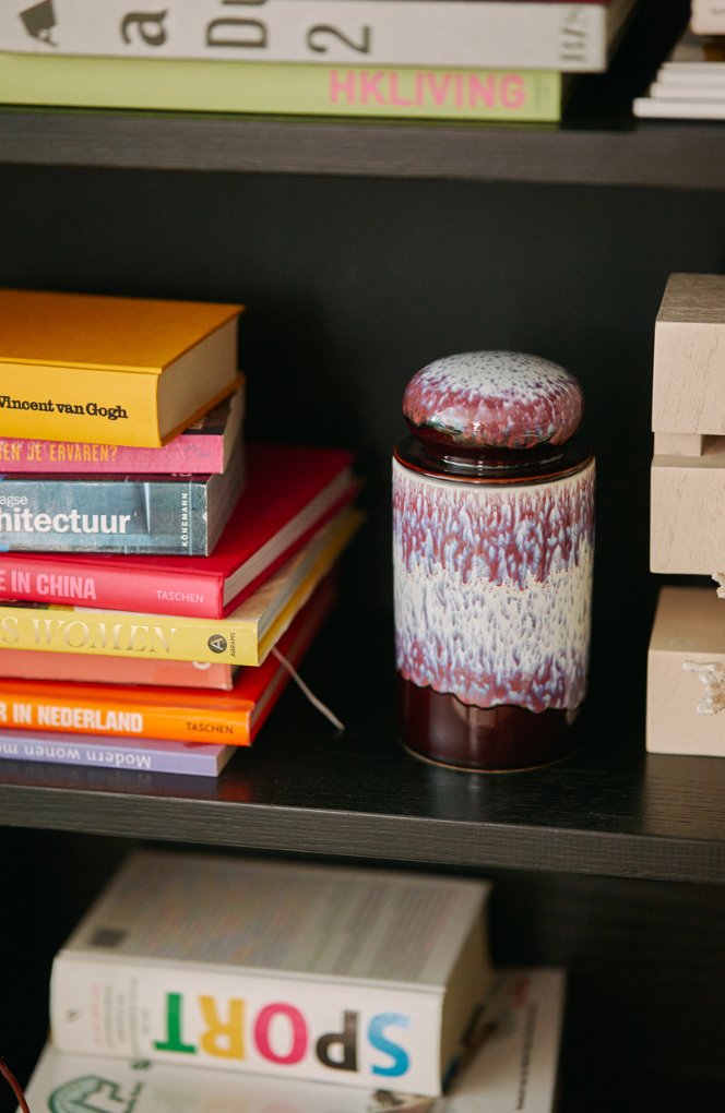70s ceramics: storage jar, yeti