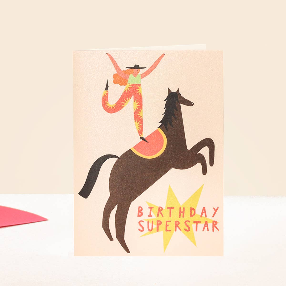 Superstar Birthday Card | Cowgirl Card |