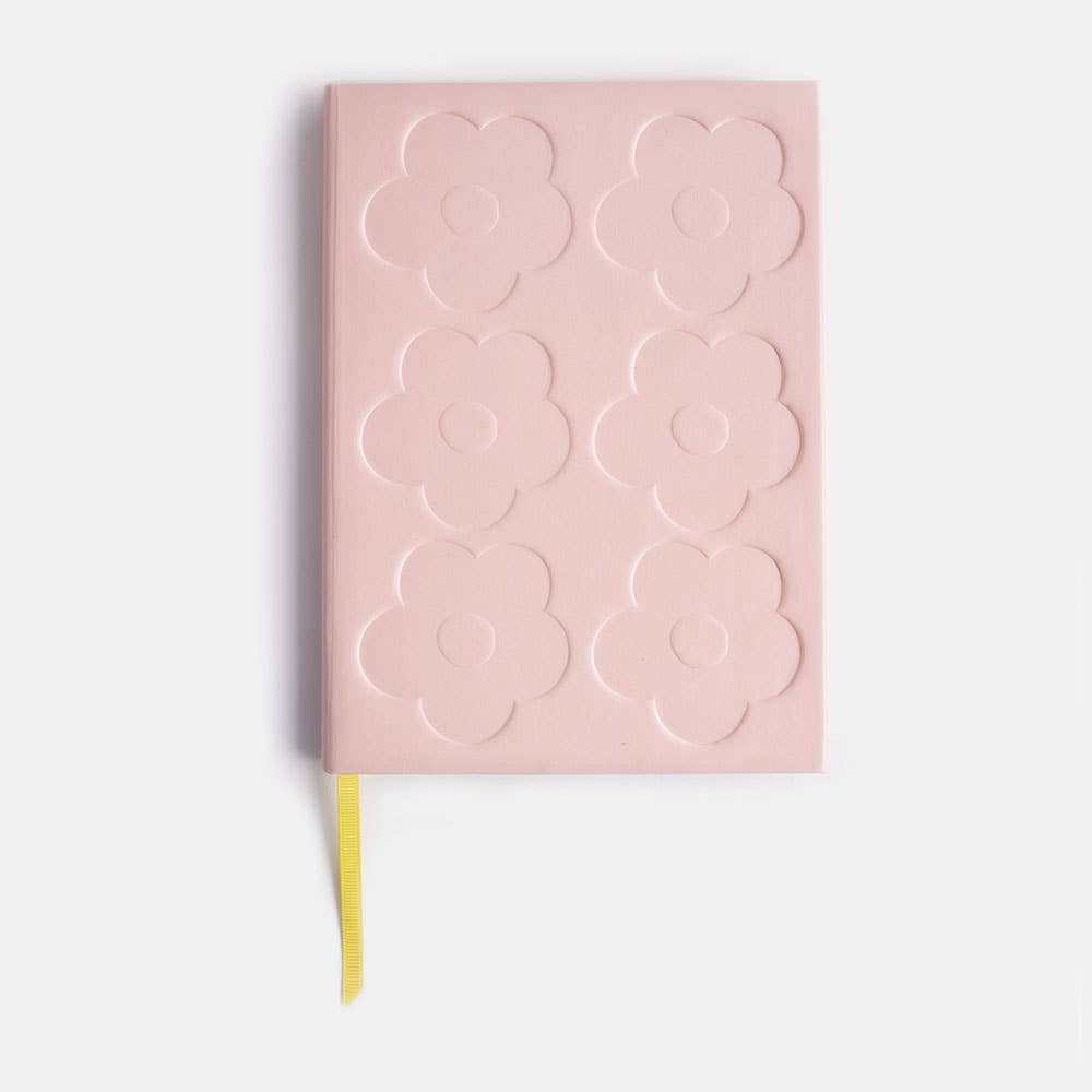 Flowers Pink Slim Notebook
