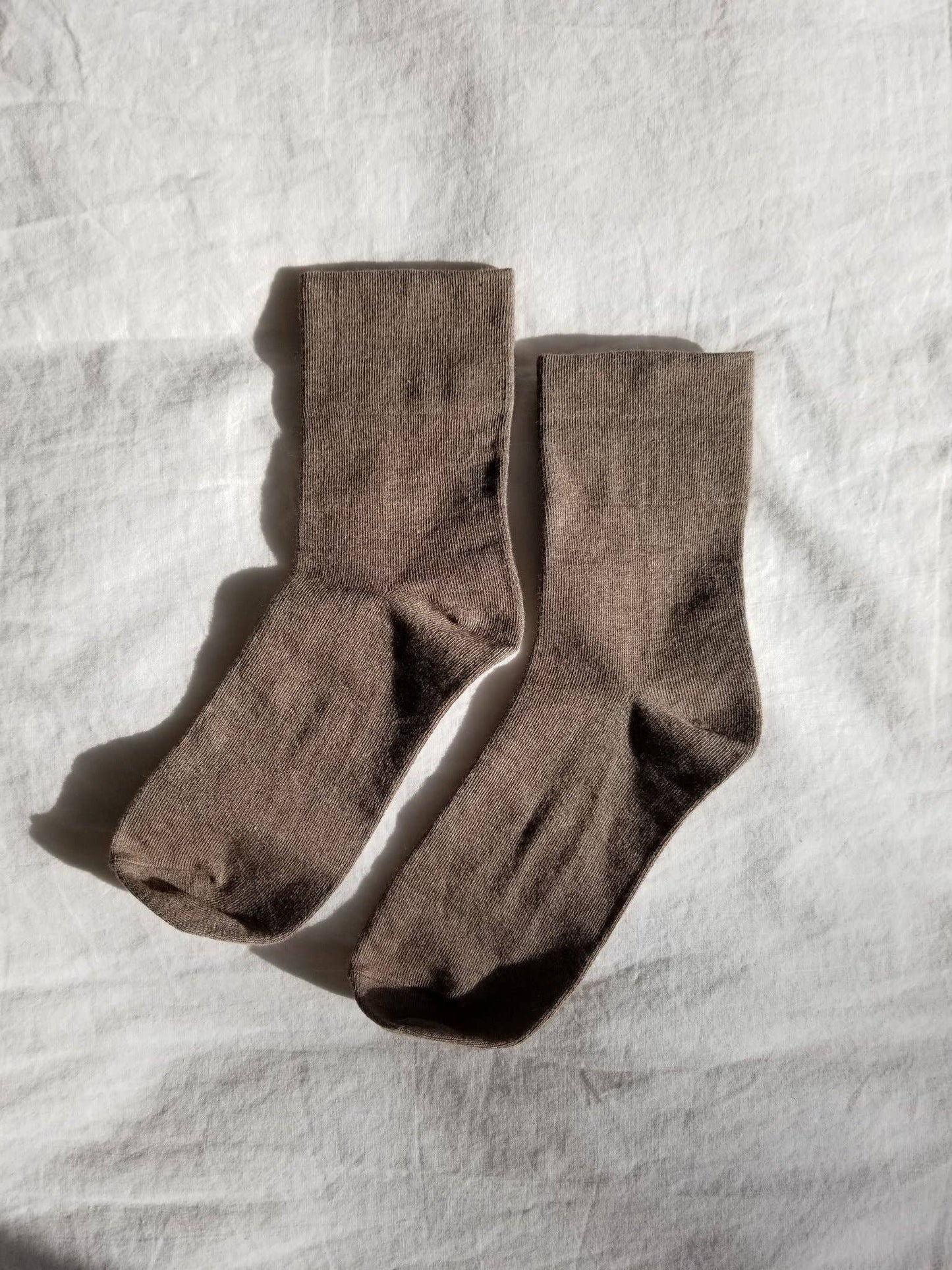 Sneaker Socks: Ht. Cocoa