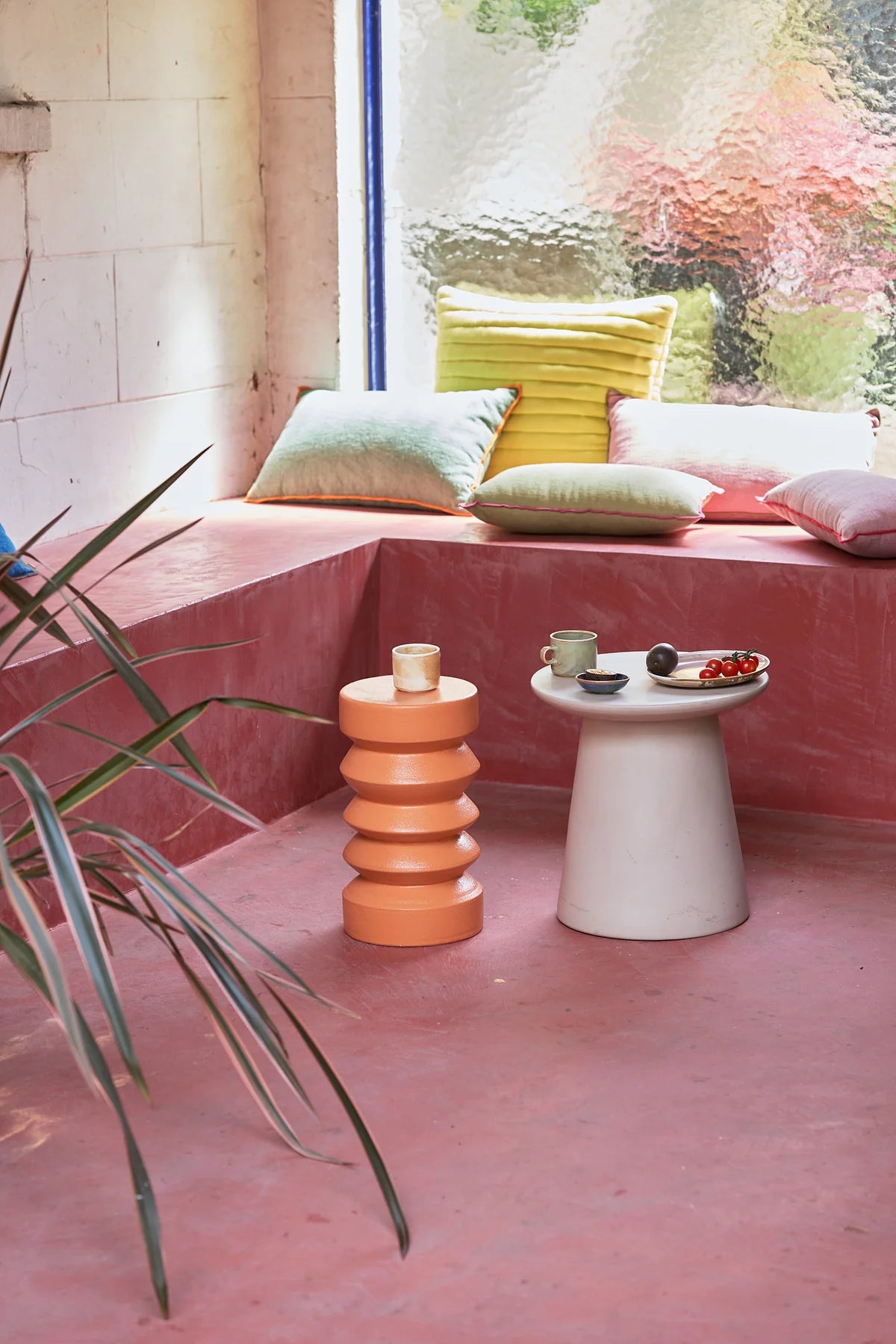 Chef ceramics: cup and saucer, moss green