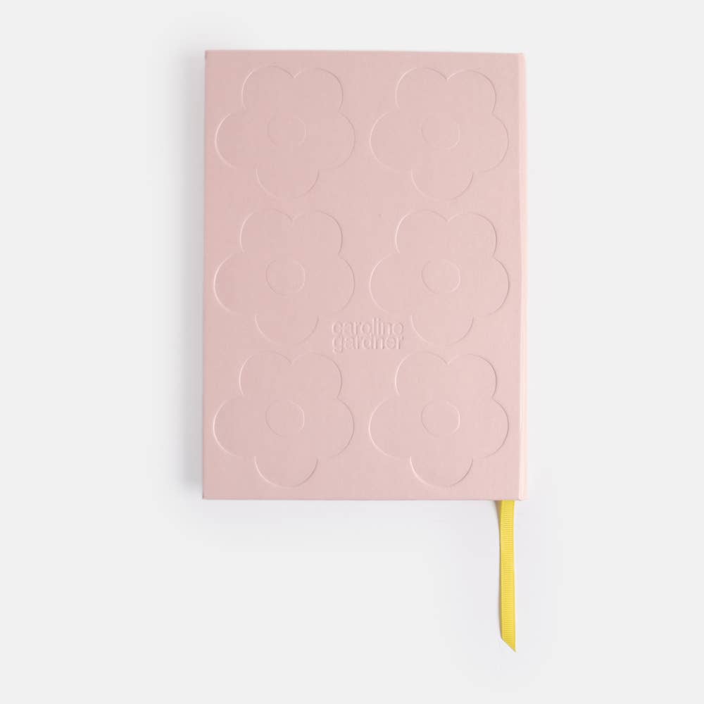 Flowers Pink Slim Notebook