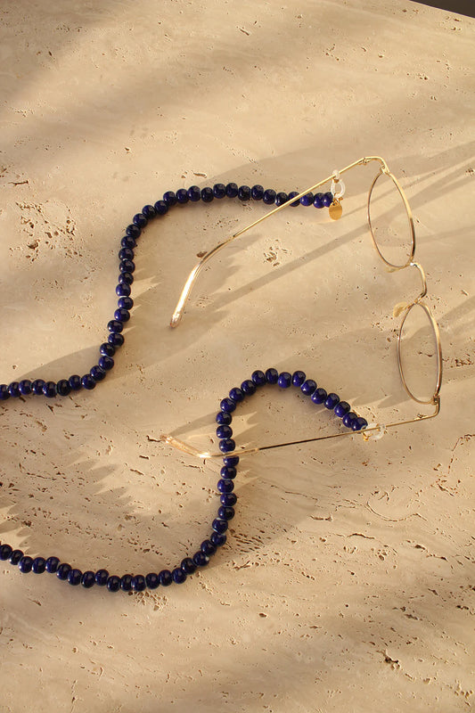 Coco Sunglass Chain in Blue