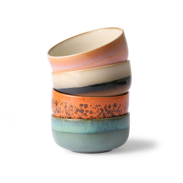 Hkliving - 70s Ceramics: Dessert Bowls (set of 4)