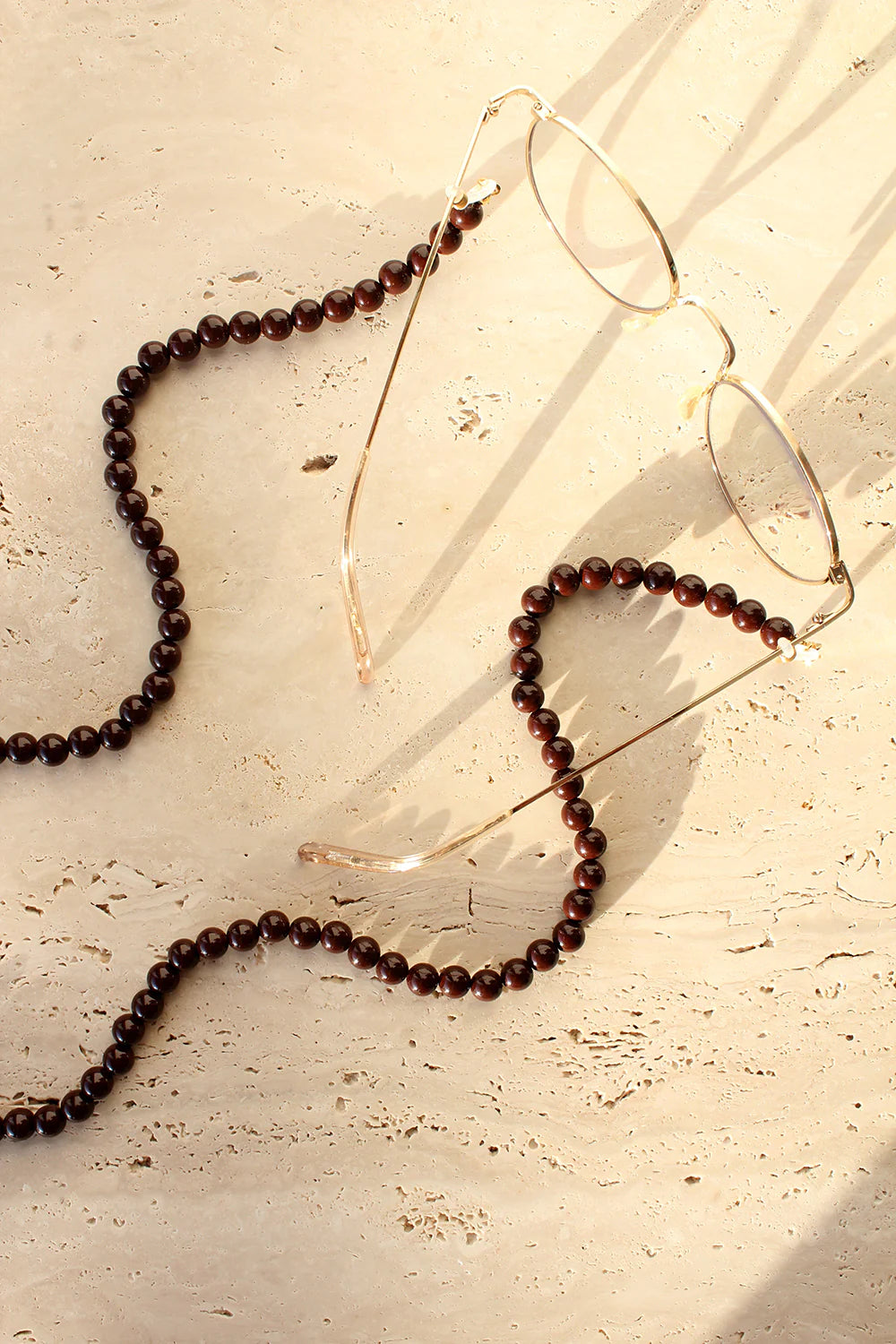 Coco Sunglasses Chain in Brown