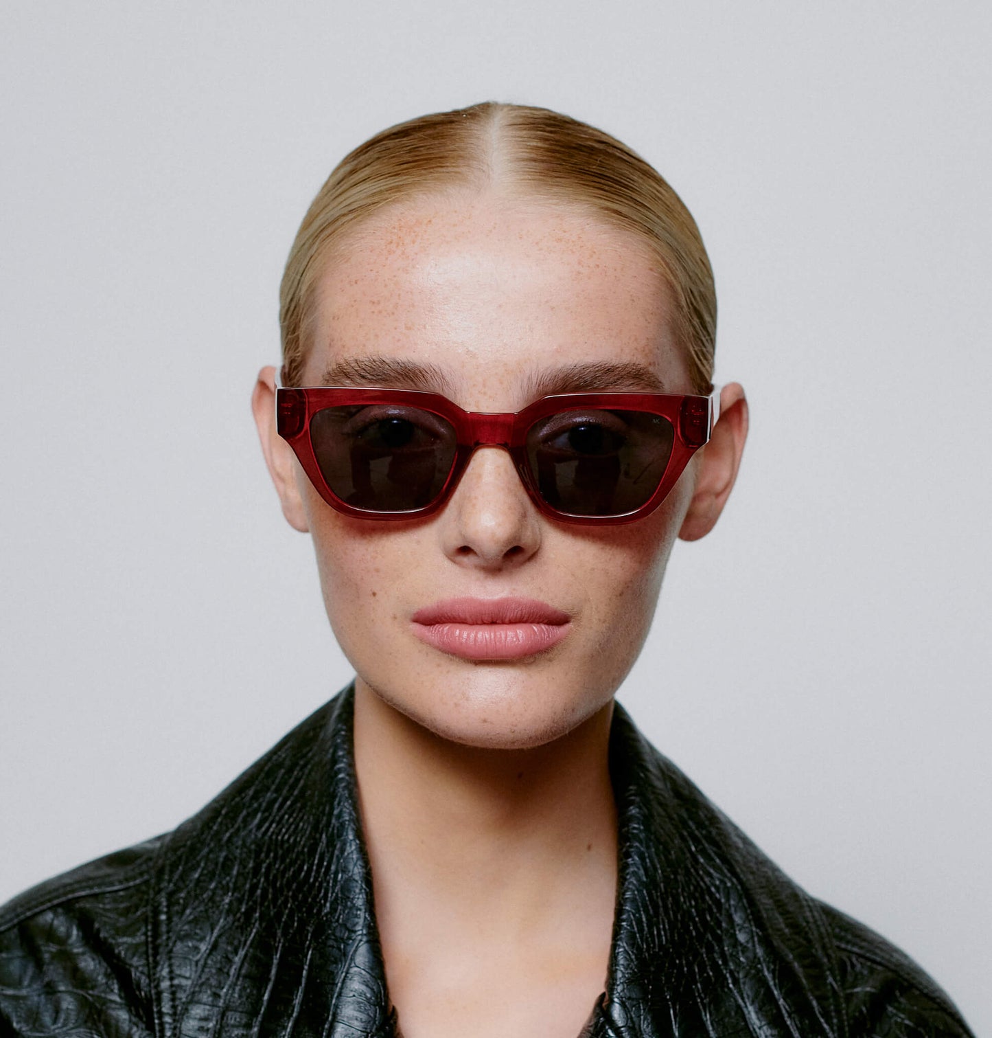 Kaws Burgundy Sunglasses